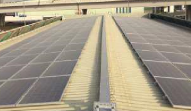 Roof Top Panels for Warehouse 